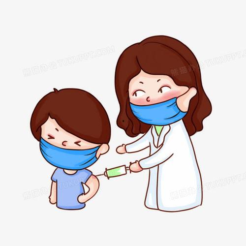 打针漫画图片,漫画描绘打针瞬间